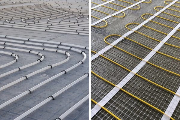 The differences between wet and electric underfloor heating