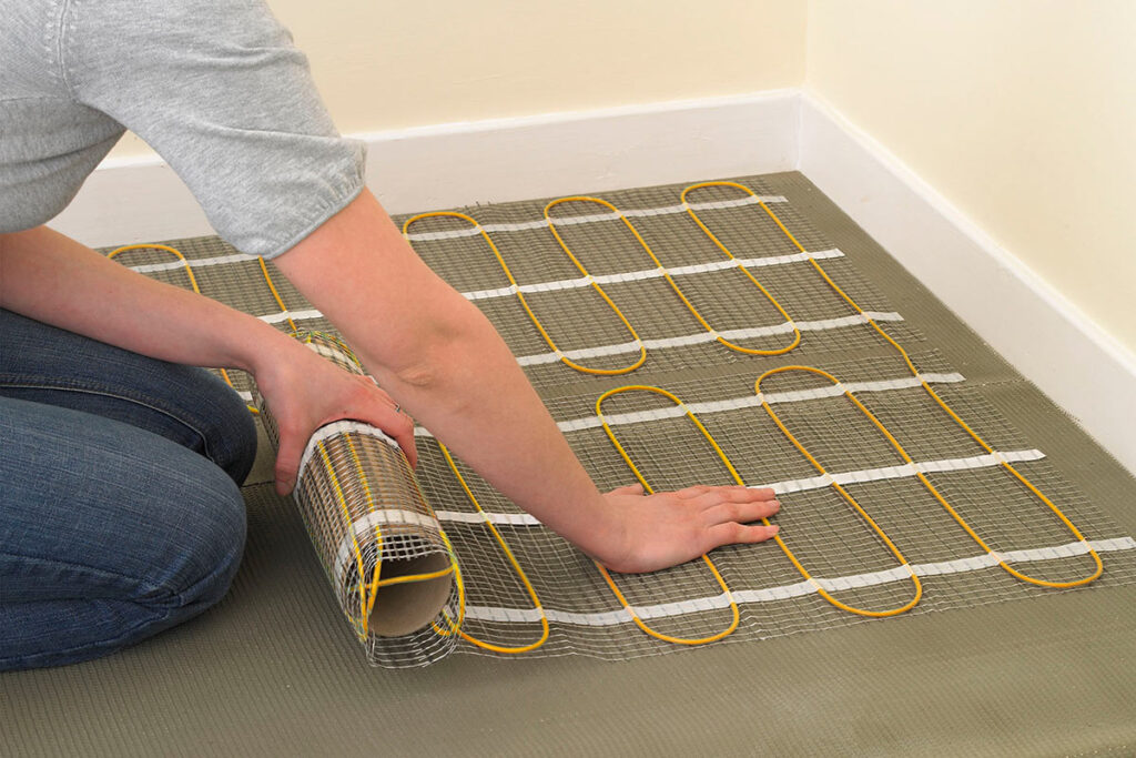 Retrofitting underfloor heating in an existing property Amber Underfloor Heating